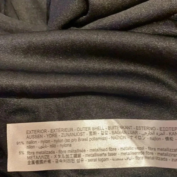 Zara dress with metallic thread-black - Picture 7 of 11